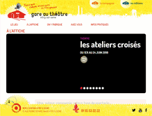 Tablet Screenshot of gareautheatre.com